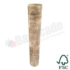 Round Hardwood Timber Bollard