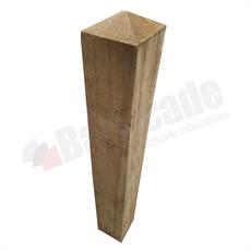 Square Softwood Timber Bollard