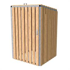 Wheelie Bin Store - Vertical Timber Slats