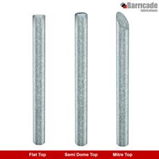 76mm Galvanised Steel Bollard - Root Fix