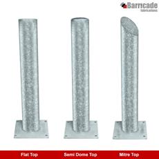 140mm Heavy-Duty Mild Steel Bollard - Bolt Down