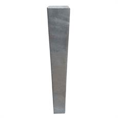 150 x 150mm Square Galvanised Steel Bollard - Root Fix