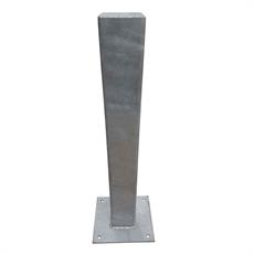 150 x 150mm Square Mild Steel Bollard - Bolt Down