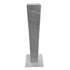 200 x 200mm Square Mild Steel Bollard - Bolt Down