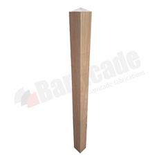 100 x 100mm Square Hardwood Timber Bollard