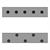 Infill bar configuration for post & rail system