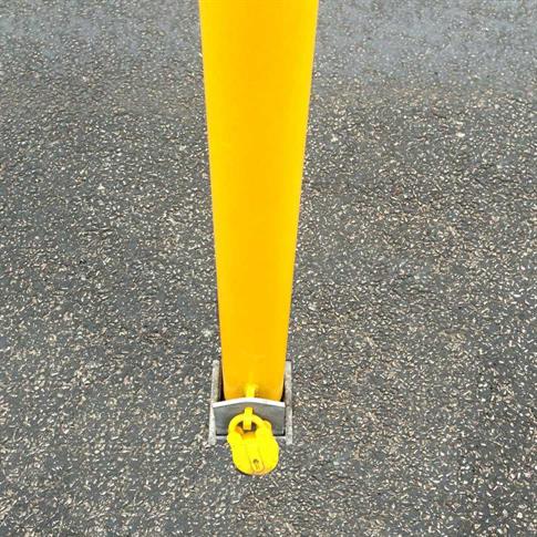 114mm Heavy Duty Removable Round Steel Bollard product gallery image