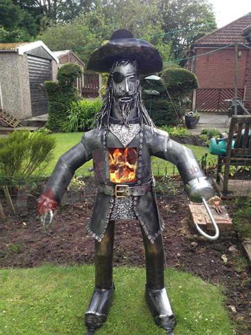 Pirate Lifesize Log Burner product gallery image