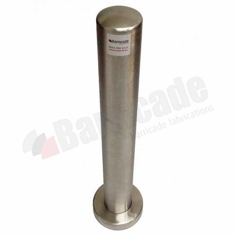Round Stainless Steel Bollard - Base Plate product gallery image