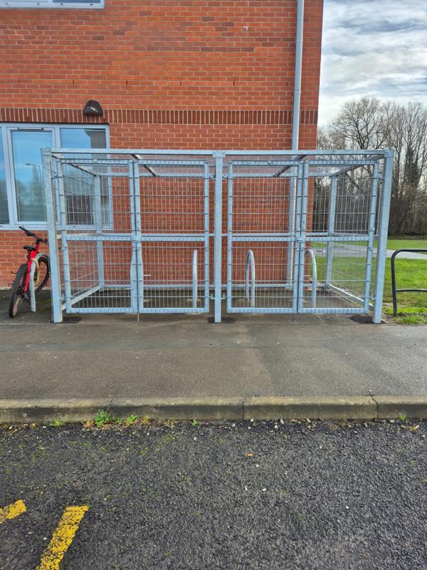 Secure Steel Mesh Cycle Store product gallery image