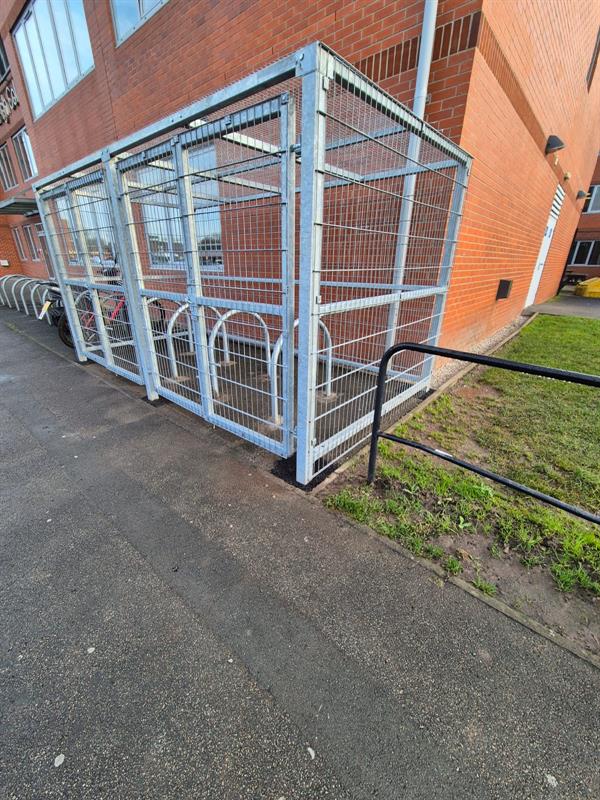 Secure Steel Mesh Cycle Store product gallery image