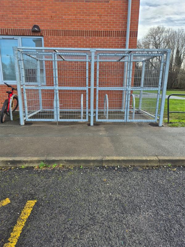 Secure Steel Mesh Cycle Store product gallery image