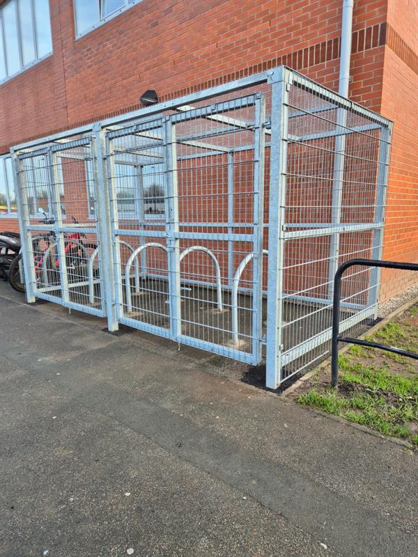 Secure Steel Mesh Cycle Store product gallery image