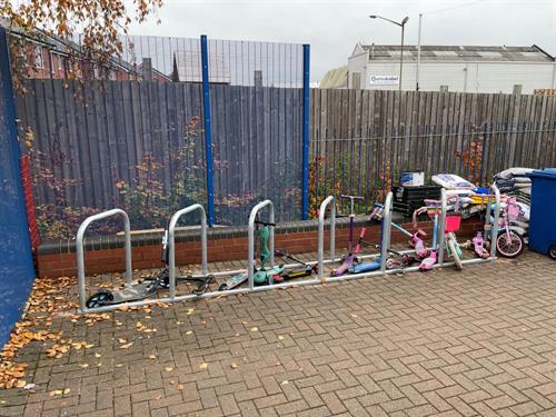 Sheffield Cycle Rack - Steel Toast-rack Design product gallery image