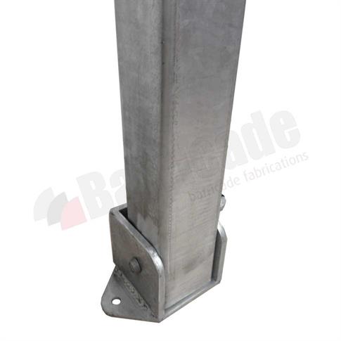 Square Fold Down Parking Bollard product gallery image