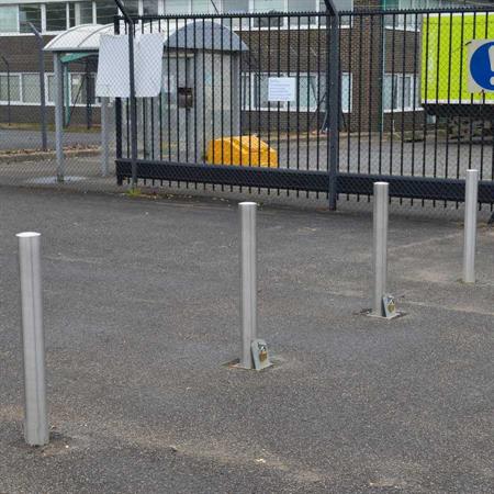 Stainless Steel Removable Bollard With Ground Socket product gallery image