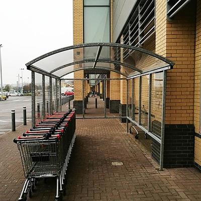 Supermarket Trolley Shelter product gallery image