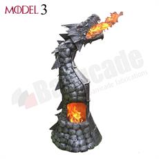 Dragon Log Burner - Fire Breathing Chiminea product image